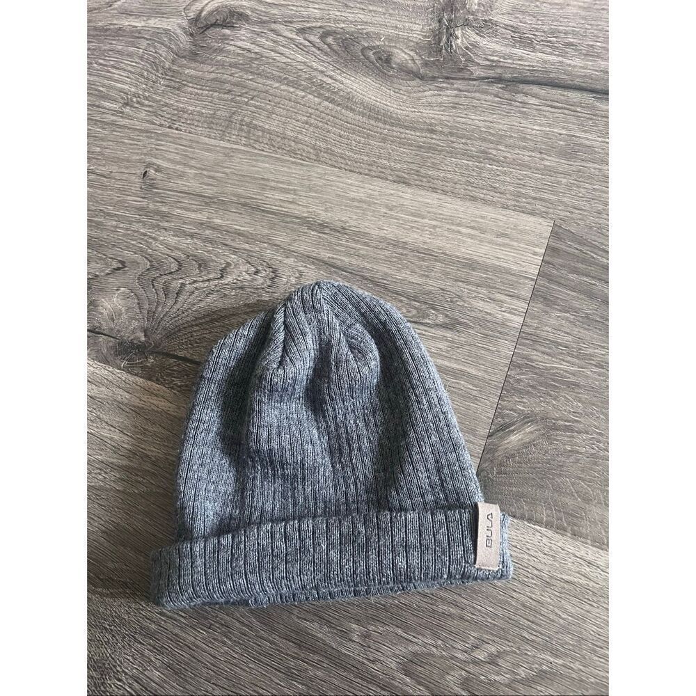 BULA GRAY MERINO WOOL STRETCH CUFFED BEANIE HAT MEN'S WOMEN'S ONE SIZE OS